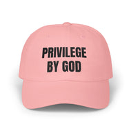 "Privileged by God" Embroidered Faith Baseball Hat
