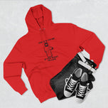 Following Jesus Is Safe Fleece Hoodie — "He Is a Refuge" Christian Faith Hoodie
