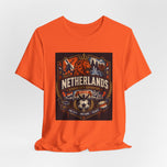 Netherlands Vintage Soccer Flag T‑Shirt