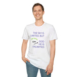 Unlimited Sky with God T-Shirt — Faith-Based Inspirational Tee