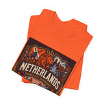 Netherlands Vintage Soccer Flag T‑Shirt