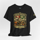 Soccer Heritage KC DZ Tee — Kansas City Vintage Soccer Badge/Algiers