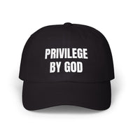 'Privileged by God' Classic Dad Cap — Faith-Inspired Baseball Hat