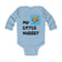 Infant Bodysuit — "my little nugget" Long Sleeve Baby One-Piece