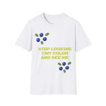 Statement Tee — "See Me, Not My Color" Graphic T-Shirt