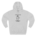 Following Jesus Is Safe Fleece Hoodie — "He Is a Refuge" Christian Faith Hoodie