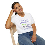 Unlimited Sky with God T-Shirt — Faith-Based Inspirational Tee