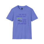 Unlimited Sky with God T-Shirt — Faith-Based Inspirational Tee