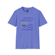 Unlimited Sky with God T-Shirt — Faith-Based Inspirational Tee
