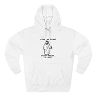 Following Jesus Is Safe Fleece Hoodie — "He Is a Refuge" Christian Faith Hoodie