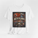 Netherlands Vintage Soccer Flag T‑Shirt