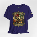 Soccer Heritage KC DZ Tee — Kansas City Vintage Soccer Badge/Algiers