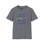 Unlimited Sky with God T-Shirt — Faith-Based Inspirational Tee