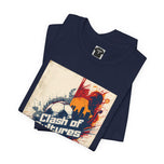 New England Soccer Evolution Tee — "From Revolution to the Caliber One"