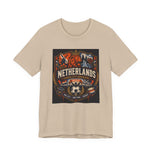 Netherlands Vintage Soccer Flag T‑Shirt